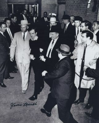 James Leavelle Signed Photo Jack Ruby Shoots Lee Harvey Oswald John F Kennedy