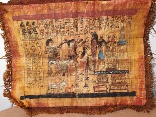 Rare Antique Ancient Egyptian Funeral Papyrus Mummification Dead King Grv 1620bc