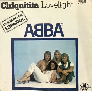 Abba Chiquitita - Spanish Version - 7 " Single - Eurovision