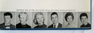 Harrison Ford - The Lens Yearbook,  Maine East High School,  Park Ridge,  Il,  1960