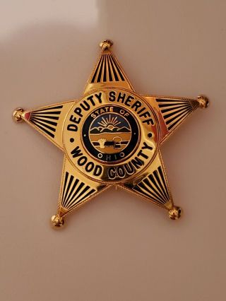 Ohio Police Badge Ohio Sheriff Wood Co.
