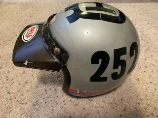 Vintage Bell Magnum Motocross Motorcycle Racing Helmet 7 3/8 Snell 1970