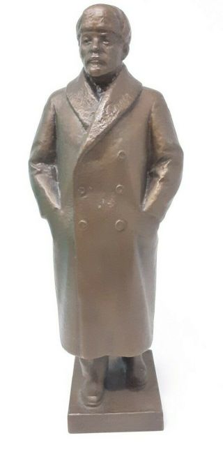 Vladimir Lenin Communist Soviet Ussr Figure Russian Bronze Statue Sculpture