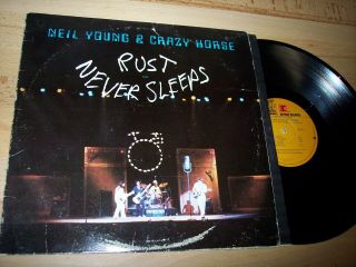 Vg 1979 Neil Young Rust Never Sleeps Lp Album
