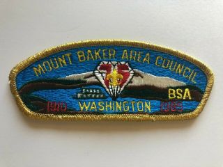 Mount Baker Area Council Sa - 5 Shoulder Patch Sap Csp Boy Scouts