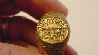 Dreamland,  Coney Island Giant Circus Souvenir Ring Token