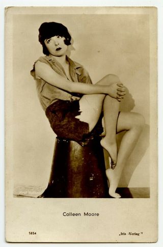 1920s Talkie Silent Movie Film Star Vintage Colleen Moore Austria Photo Postcard