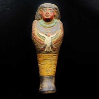Antique Egyptian Stone Ushabti (shabti) Statue Figure