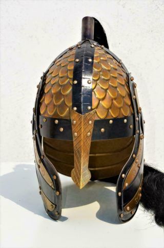 Vintage Style,  Antique Roman Spartan Medieval Armour Helmet