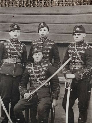 Old Photo Postcard,  Vintage,  War,  Uniform,  Military