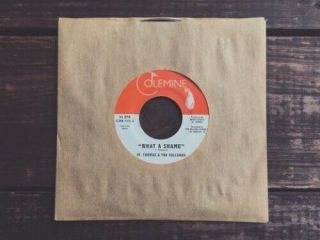 Jr.  Thomas & The Volcanos What A Shame 7 " Vinyl Colemine Truth & Soul Frigh