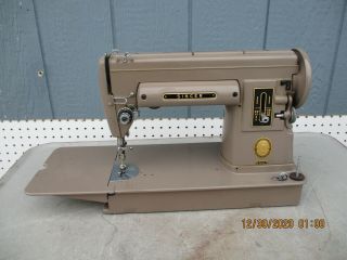 Vintage Singer 301A Slant Needle Sewing Machine & Accessories & Case 3