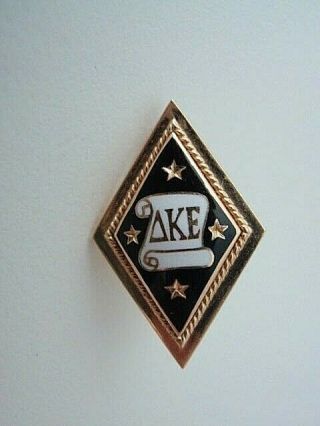 Usa Fraternity Pin Delta Kappa Epsilon.  Made In Gold.  4.  26gr 1930.  Named.  248