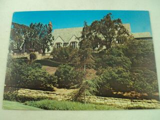 Vintage Greystone Mansion,  Beverly Hills,  C.  A.  Photo Postcard Travel Souvenir C2