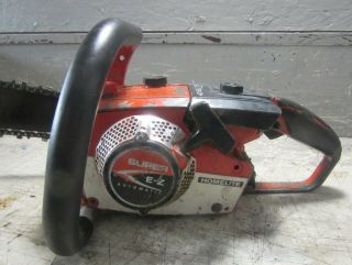 Vintage Homelite E - Z Automatic Chainsaw With 16 " Bar