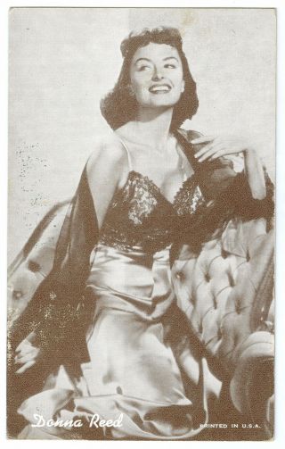 Movie Actress Donna Reed Vintage Sexy Photo Postcard