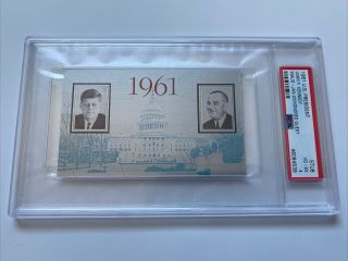 1961 President John F.  Kennedy Inaugural Parade Pass Honored Guest Ticket Psa