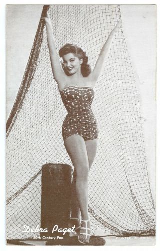 Movie Actress Debra Paget Vintage Sexy Photo Postcard