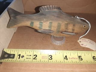 Vintage Mike Allen,  Lac Du Flambeau,  Wisconsin Spearing Decoy Ice Fishing Lure