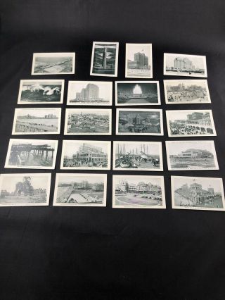 Vintage Atlantic City Photo Cards Deck Of 20 Circa 1920s - 1930s