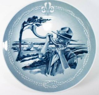 ⚜boy Scout World Jamborees Fellowship Plate 1907 Baden Powell First In Series Le