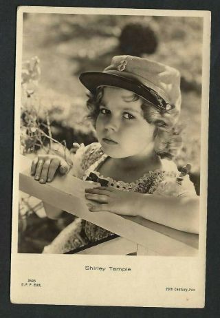 Shirley Temple In Beauty 20th Century Fox Postcard Photo Rare Vintage