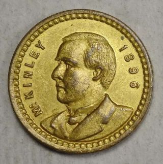 1897 William Mckinnley Presidential Inauguration Souvenir,  Soley Medal,  Gemmy