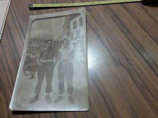 Vintage Canadian Soldier Photo - Two Soldiers In Holland