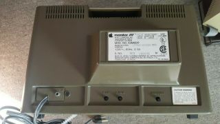 RARE Vintage Apple III Monitor w/ box - and - 2
