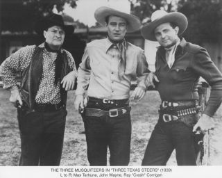 John Wayne The Three Musquiteers In 1939 8x10 B & W Reprint Photo