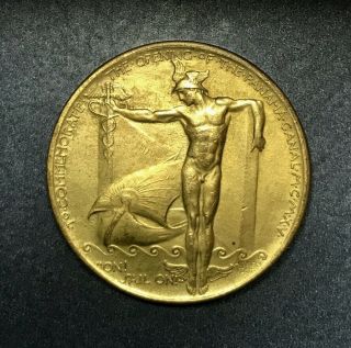 1915 Panama Pacific International Expo Medal,  Hk - 401 Gilt,  Au,