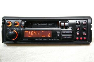 Vintage Kenwood Krc - 630 Am/fm Cassette Car Stereo W/cd Changer Controls Old Rare
