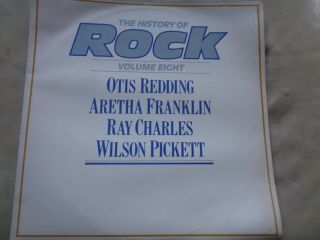 The History Of Rock Vol 8 Double Lp Redding Franklin Charles Pickett
