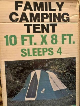 Canvas Vintage Hillary Camping Tent 10x8 Model 77061