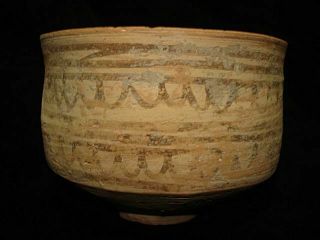 LARGE ANCIENT PAINTED JUG - BOWL 3000BC EARLY BRONZE AGE NEOLITHIC 2