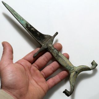 Near East Bronze Military Short Sword Circa 1000 - 700 Bc