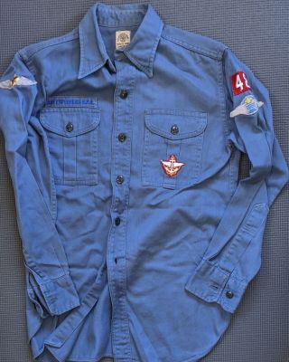 Air Explorer Uniform W/ Patches & Pants Vintage Boy Scouts Of America Bsa