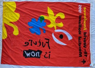 1995 18th World Jamboree Mondial Holland Flag International Boy Scouts 2