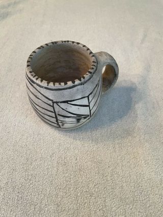 Pre - Columbian Anasazi Mesa Verde Cup Mug With Handle.  No Restoration