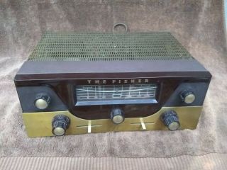 Vtg The Fisher Ca - 40 Mono Tube Amplifier 1950 