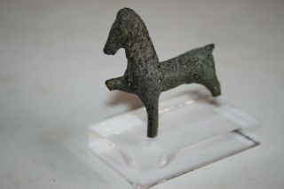 Quality Ancient Thracian/celtic Bronze Horse 1st Century Bc/ad Equestrian
