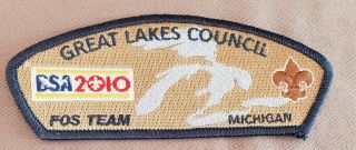 2010 Great Lakes Council Friends Of Scouting Csp Michigan Crossroads Rare Tough