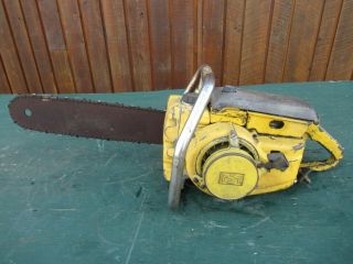 Vintage Mcculloch 1 - 51 1 - 61 C3374 Chainsaw Chain Saw With 16 " Bar