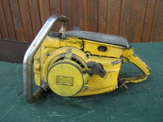 Vintage McCULLOCH 1 - 51 1 - 61 C3374 Chainsaw Chain Saw with 16 