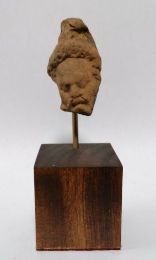 A Roman - Egyptian Terracotta Head Of A God - 2000 Years Old