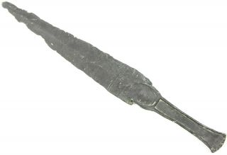 Rare Ancient Bronze Battle Ritual Dagger Dirk Neolithic Bronze Age 1000 ВС 2
