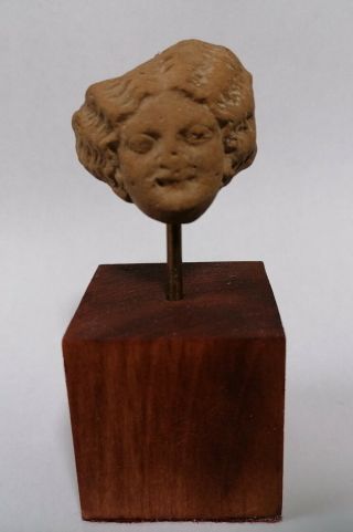 A Roman - Egyptian Terracotta Head Of A Lady - 2000 Years Old