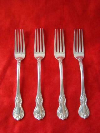 4 Vintage Towle Old Master Sterling Silver Dinner Forks,  199.  7 Grams