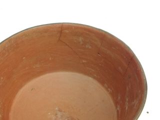 Ancient Nazca Pre Columbian Pottery Bowl Peru South America Clay Redware 2