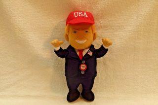 President Donald J.  Trump Talking Soft Plush Doll Limited Edition Collectible